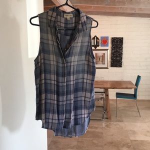 Cloth & Stone Plaid Tank M
